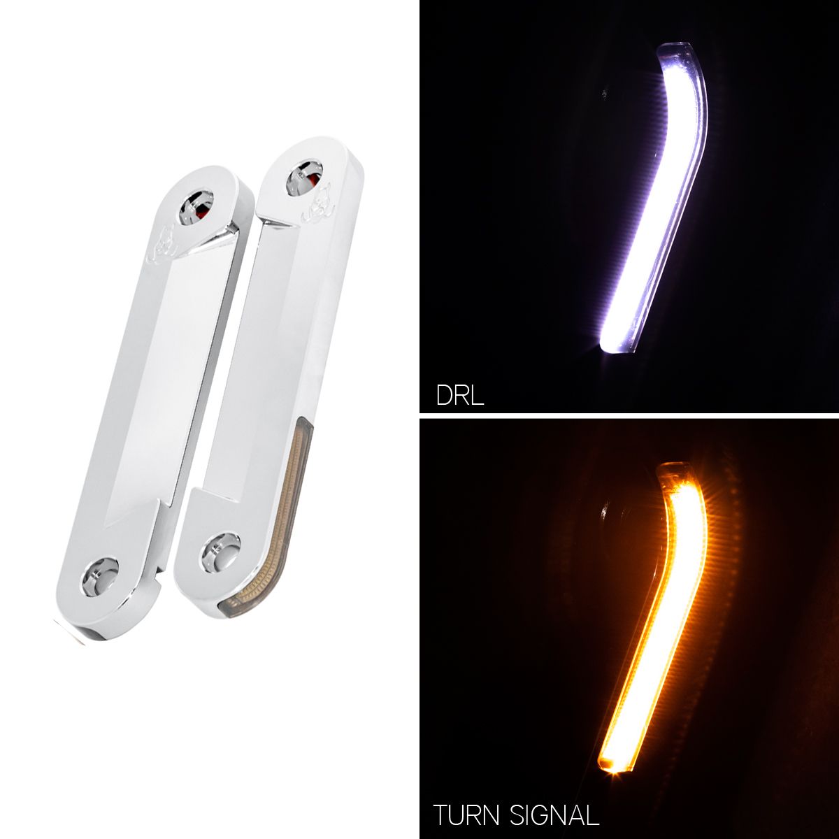Billet Fork Turn / DRL Signals — Street Glide '14-'23