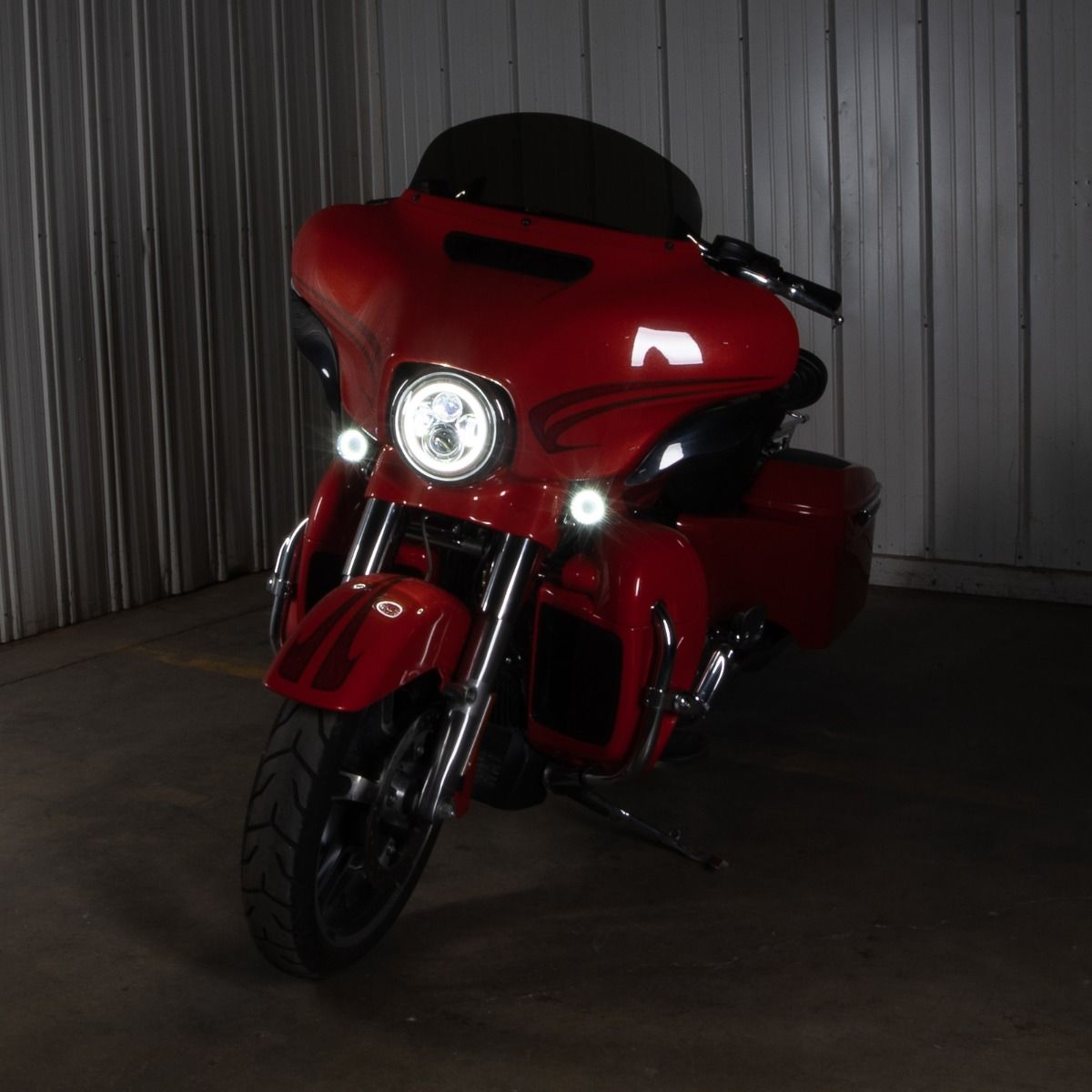 7" LED HALOMAKER® Headlight (Daymaker Replacement) — Touring & Softail