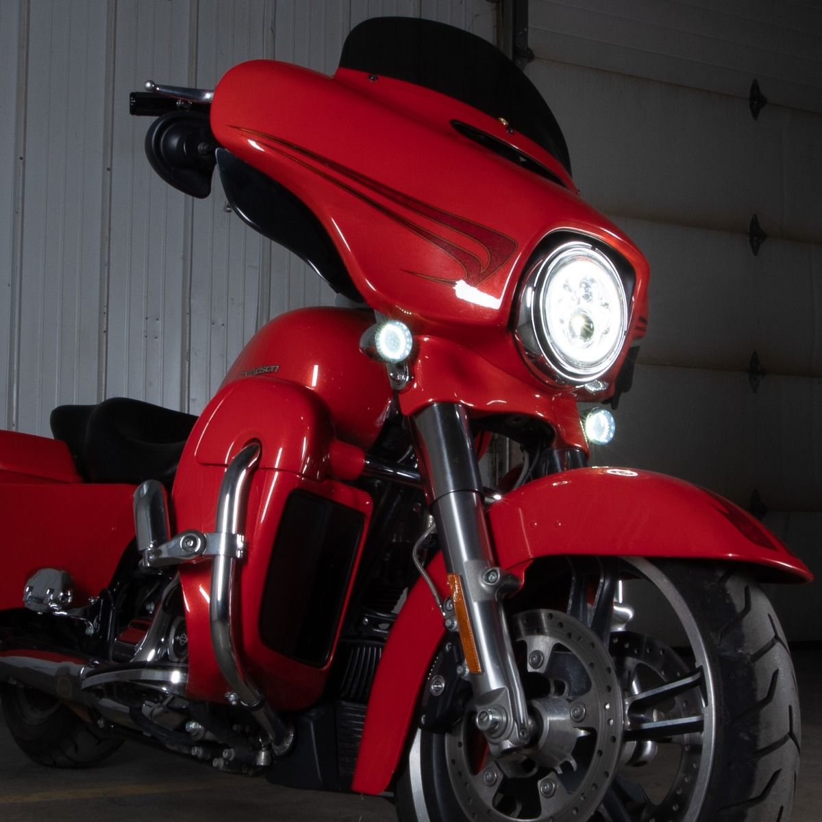 7" LED HALOMAKER® Headlight (Daymaker Replacement) — Touring & Softail