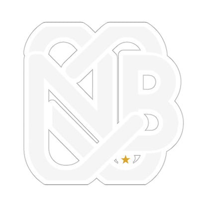 NB Knot Helmet Sticker — White