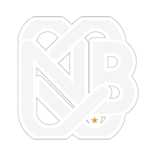 NB Knot Helmet Sticker — White