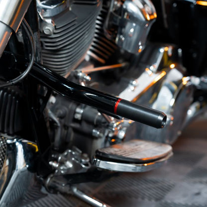 Level-Up Engine Guard installed on a motorcycle
