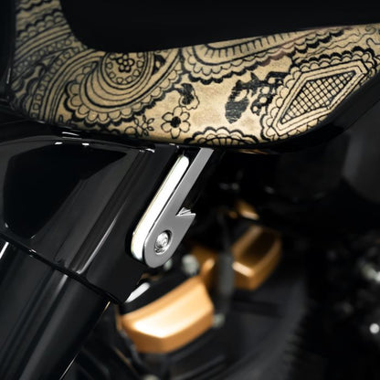 Chrome Billet Fork Turn and DRL Signals for Street Glide 2014-2023