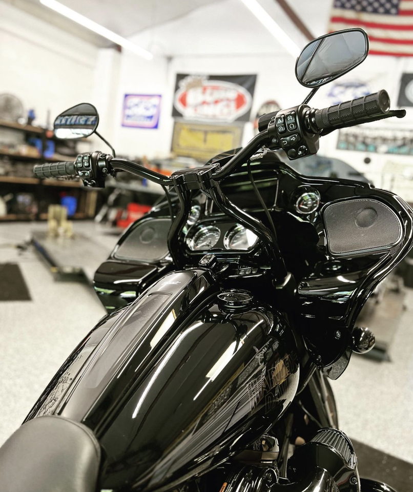 Bung King Road Glide One Piece Lower Handlebar Riser