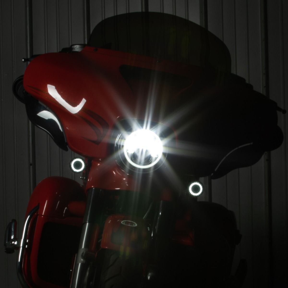 7" LED HALOMAKER® Headlight (Daymaker Replacement) — Touring & Softail