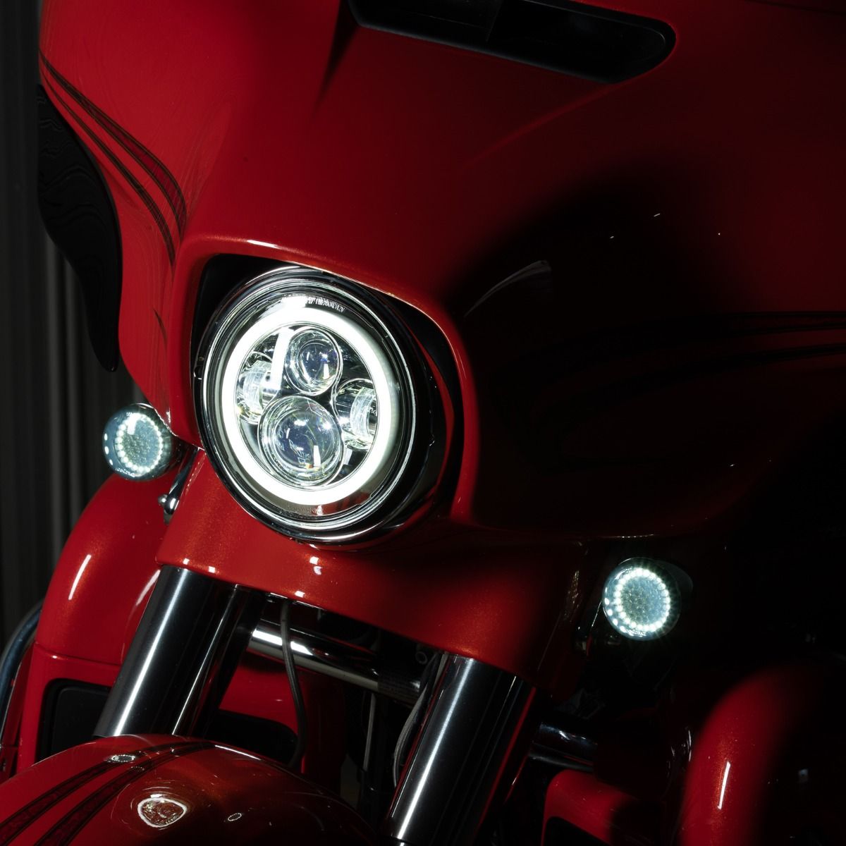 7" LED HALOMAKER® Headlight (Daymaker Replacement) — Touring & Softail