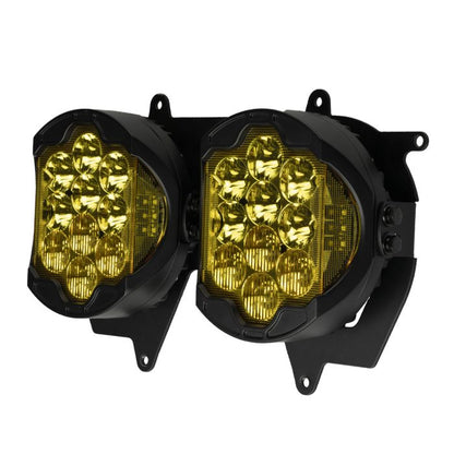 Goldtooth Performance LED Headlight, angled view