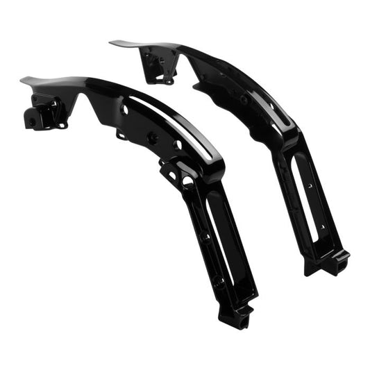 Rear Fender Support Brackets, Vivid Black