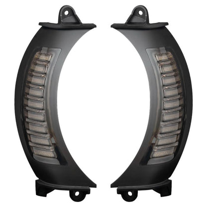 Black Visionz LED Vent Inserts for Road Glide 2015-2023, product view