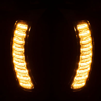 Visionz™ LED Turn Signal / DRL Vent Inserts — Road Glide '15-'23