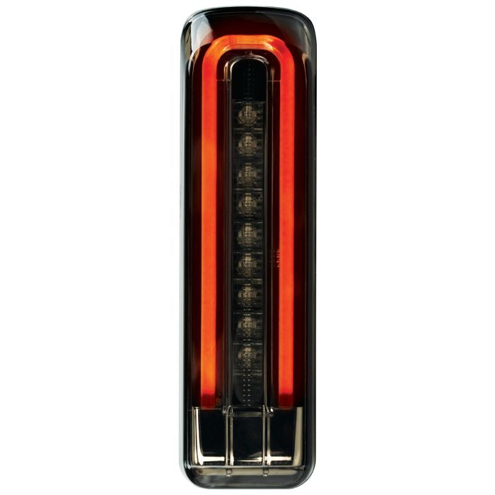 Smoked Lumipro LED Saddlebag Filler Insert lit for Touring 2014-2023